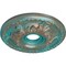 Ekena Millwork Granada Ceiling Medallion (Canopies up to 6 5/8"), 18"OD x 3 1/2"ID x 2 1/2"P, Copper Green Patina CM18GACGS - alternate 3